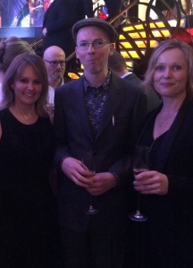 With fellow judge Freya North & author Jon McGregor